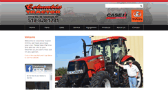 Desktop Screenshot of columbiatractor.com